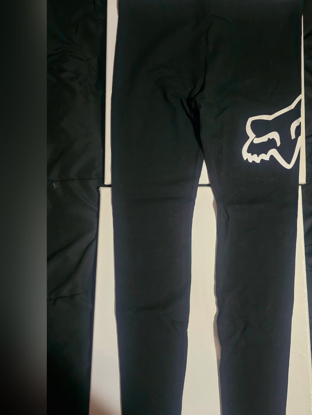 Fox Leggings with White Fox Head Logo- NWOT